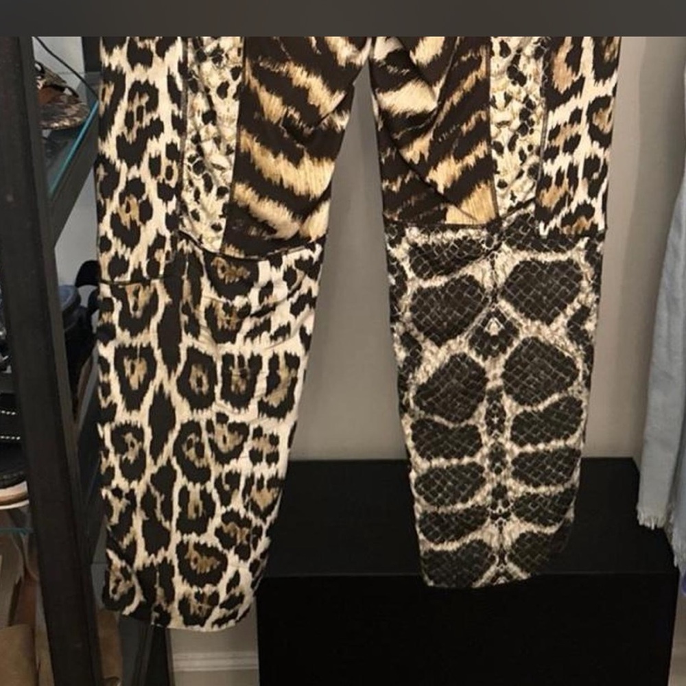 Roberto Cavalli Animal Print Pants - Picture 5 of 5